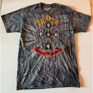 NWOT Guns N Roses Appetite For Destruction Tie Dye Tee